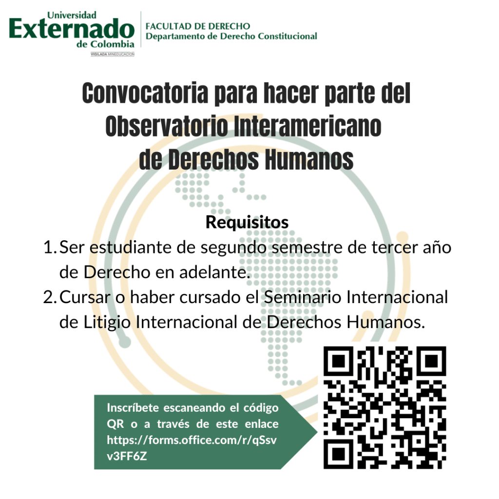 Convocatoria Para Hacer Parte Del Observatorio Interamericano De