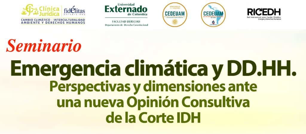 Emergencia climática y DD.HH: Perspectivas y dimensiones ante una nueva Opinión Consultiva de la Corte IDH