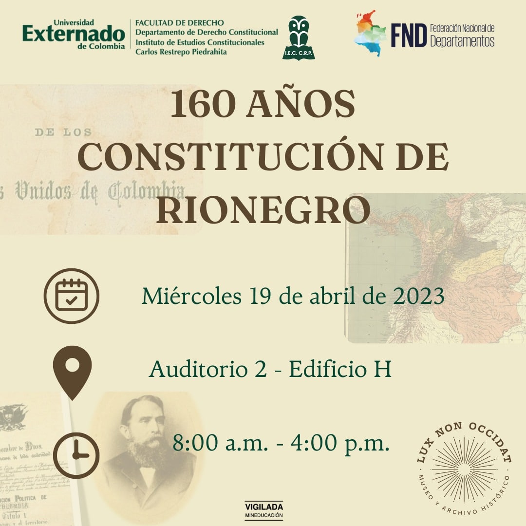 160 años de la Constitución de Rionegro