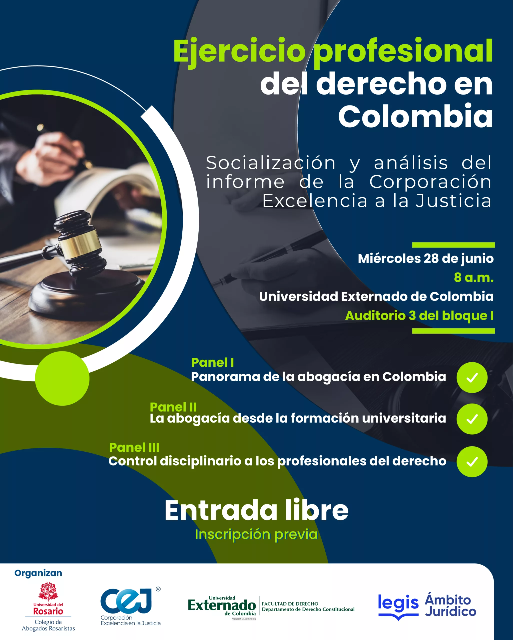 Foro “Ejercicio profesional del derecho en Colombia”