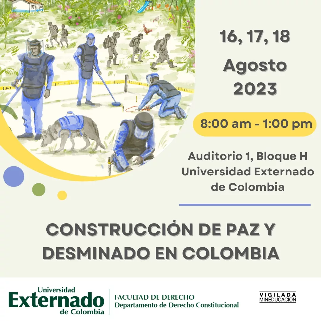 Construcción de paz y desminado en Colombia