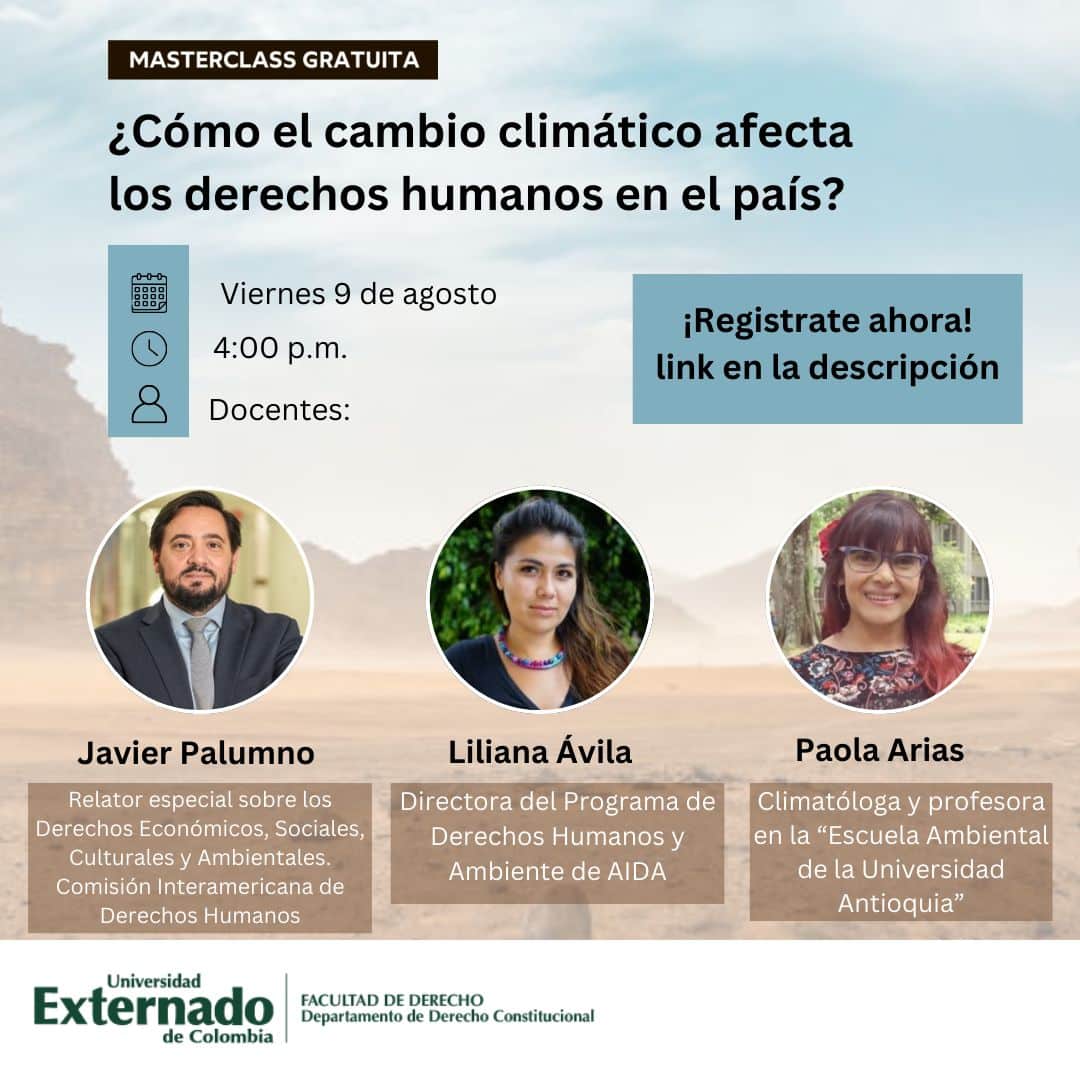 ¿Cómo el cambio climático afecta los derechos humanos en el país?